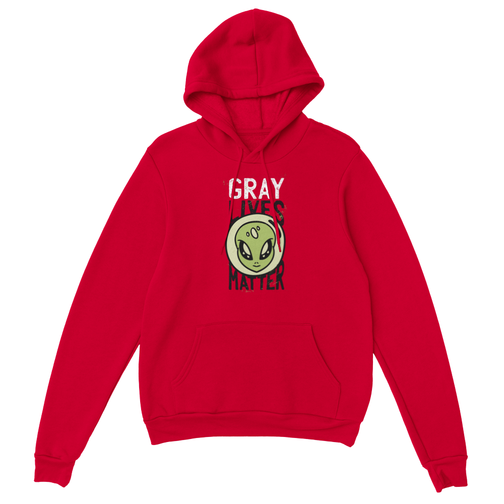 Gray Lives Matter Unisex Pullover Hoodie