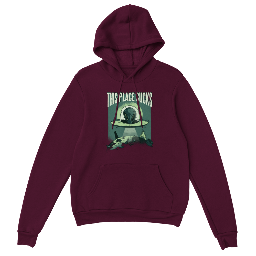 This place Sucks Unisex Pullover Hoodie