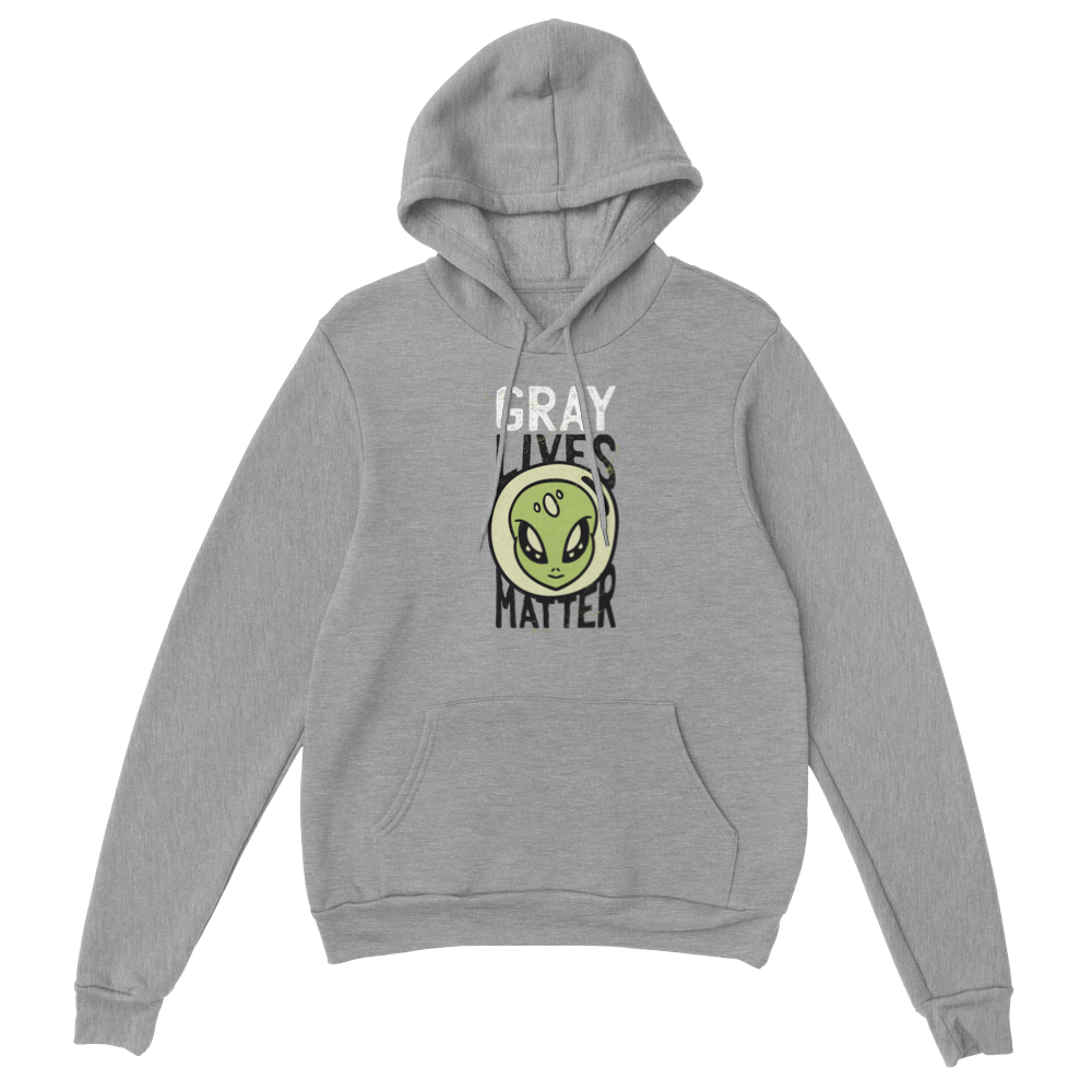 Gray Lives Matter Unisex Pullover Hoodie