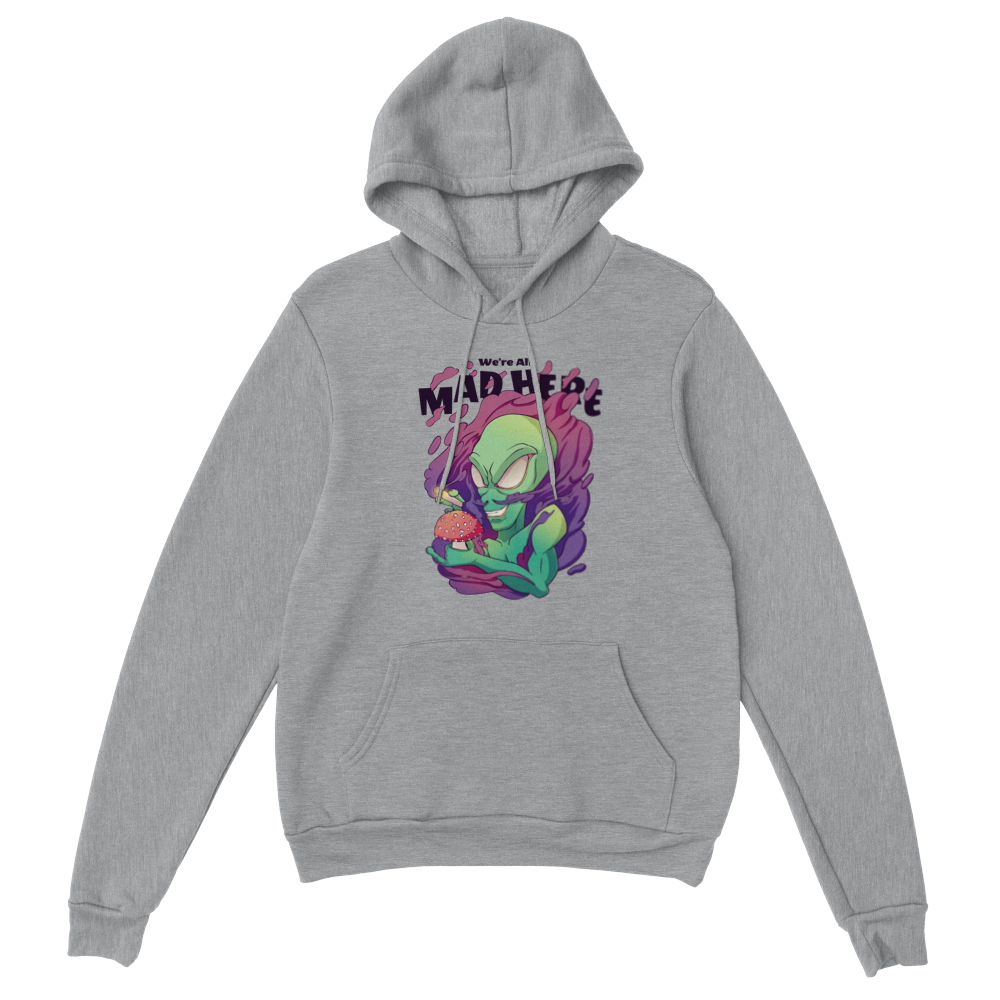 Trippy Alien Unisex Pullover Hoodie