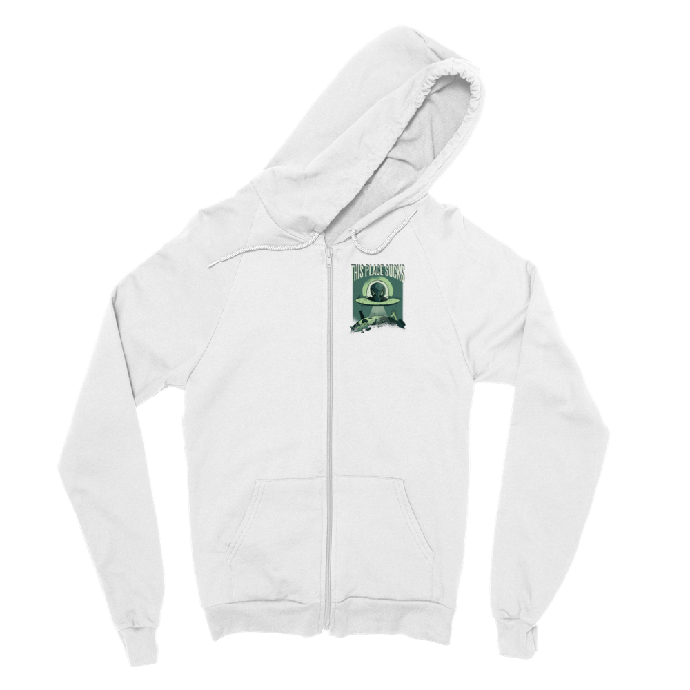 This Place Sucks Unisex Zip Hoodie