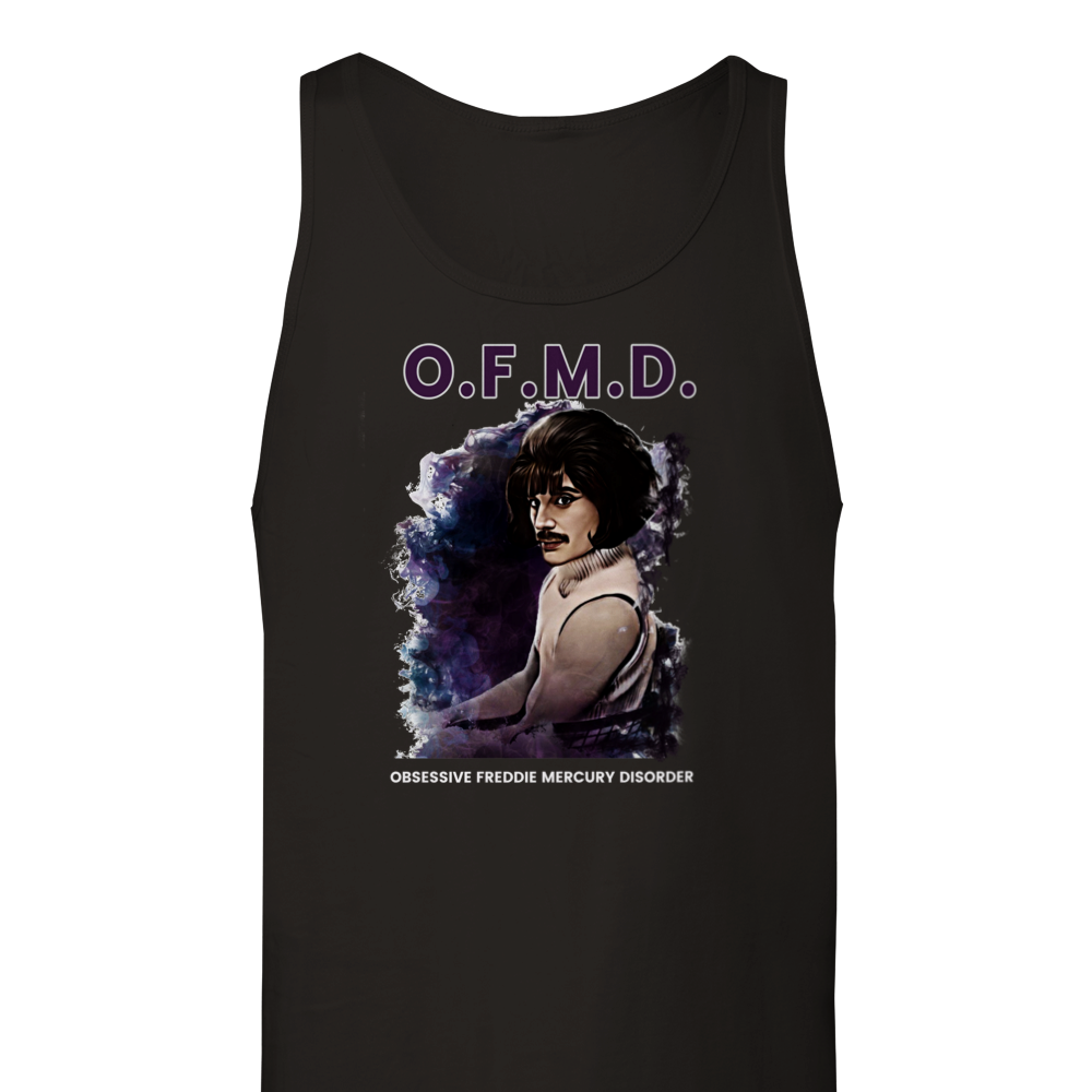 Obsessive Freddie Mercury Disorder Premium Unisex Tank Top
