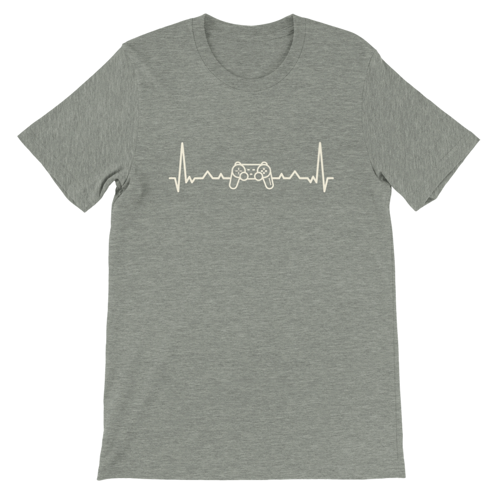 Gamer Heartbeat Premium Unisex T-shirt
