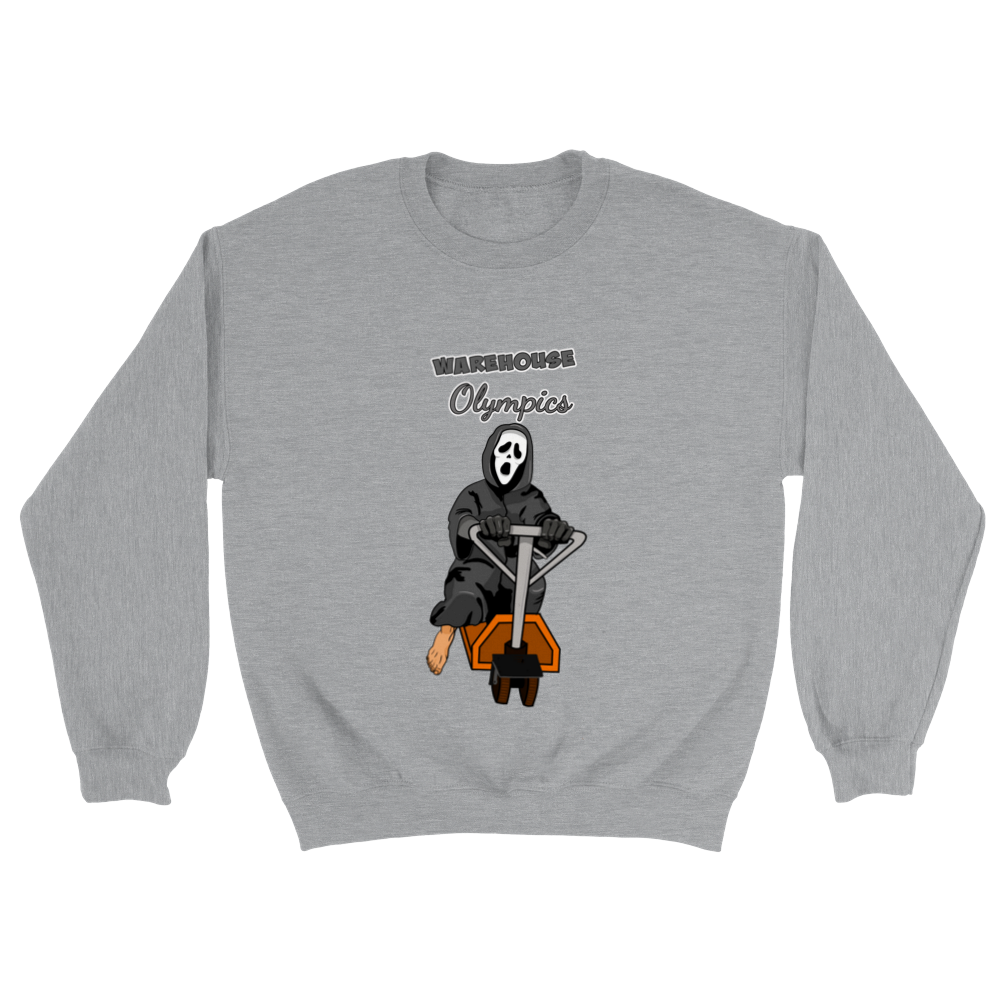 Warehouse Olympics sweatshirt