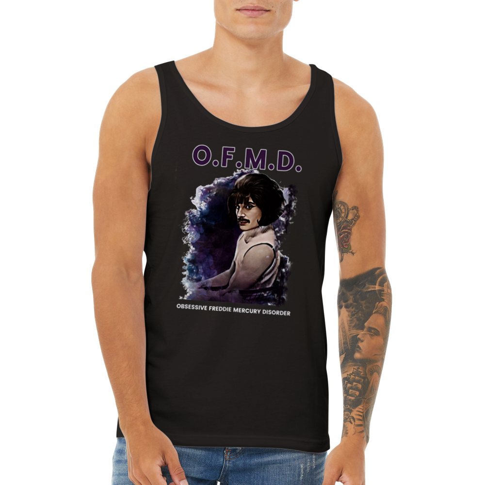 Obsessive Freddie Mercury Disorder Premium Unisex Tank Top