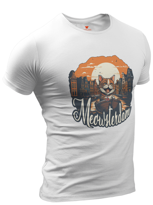 Meowsterdam Premium Fitted T-shirt