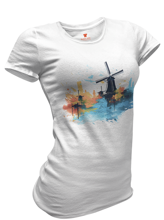 Wind Mills Premium Fitted T-shirt