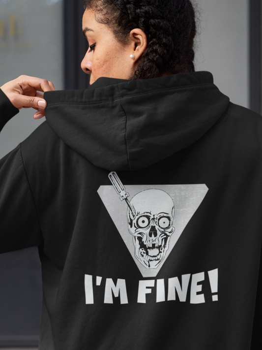 I'm Fine Zip Hoodie