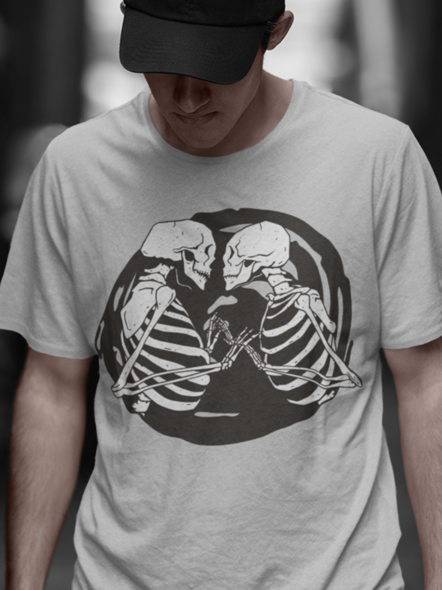 Kissing Skeletons T shirt