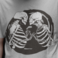Kissing Skeletons T shirt