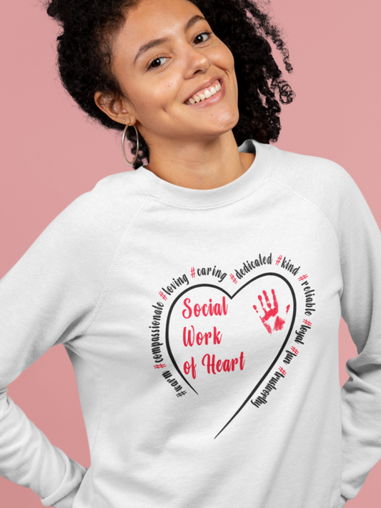 Social work of heart Sweater