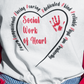 Social work of heart T shirt