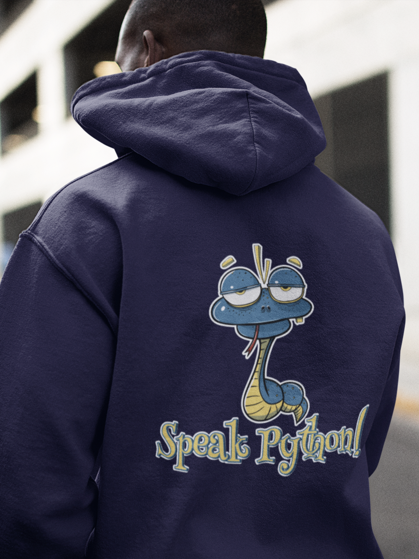 Speak Python Zip Hoodie