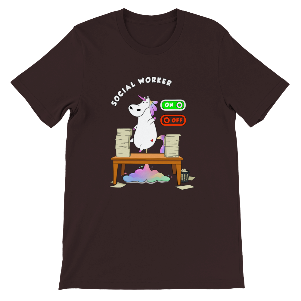 Social Worker Unicorn T-shirt