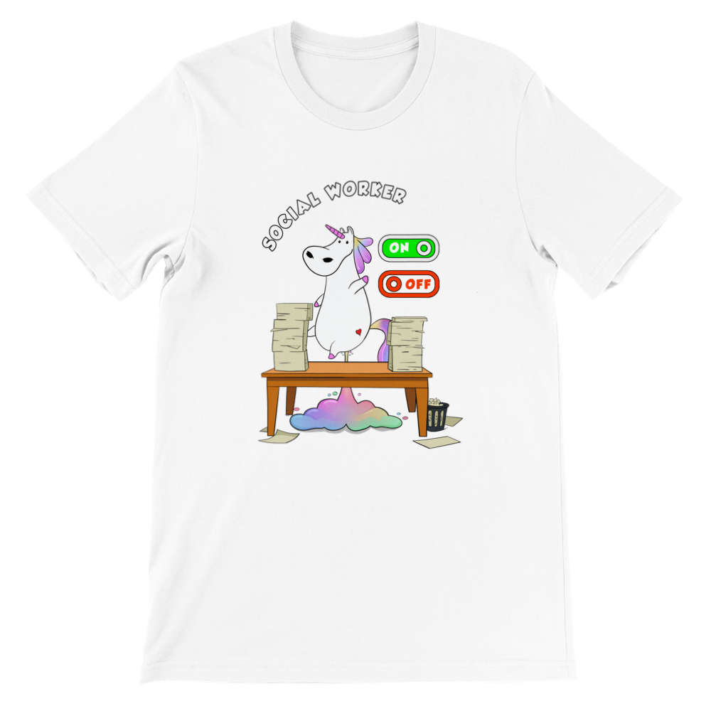 Social Worker Unicorn T-shirt