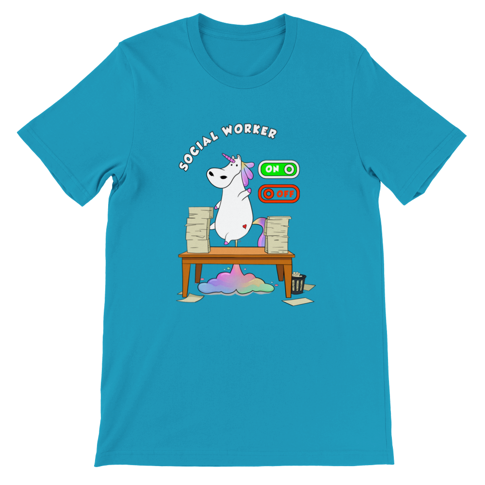 Social Worker Unicorn T-shirt