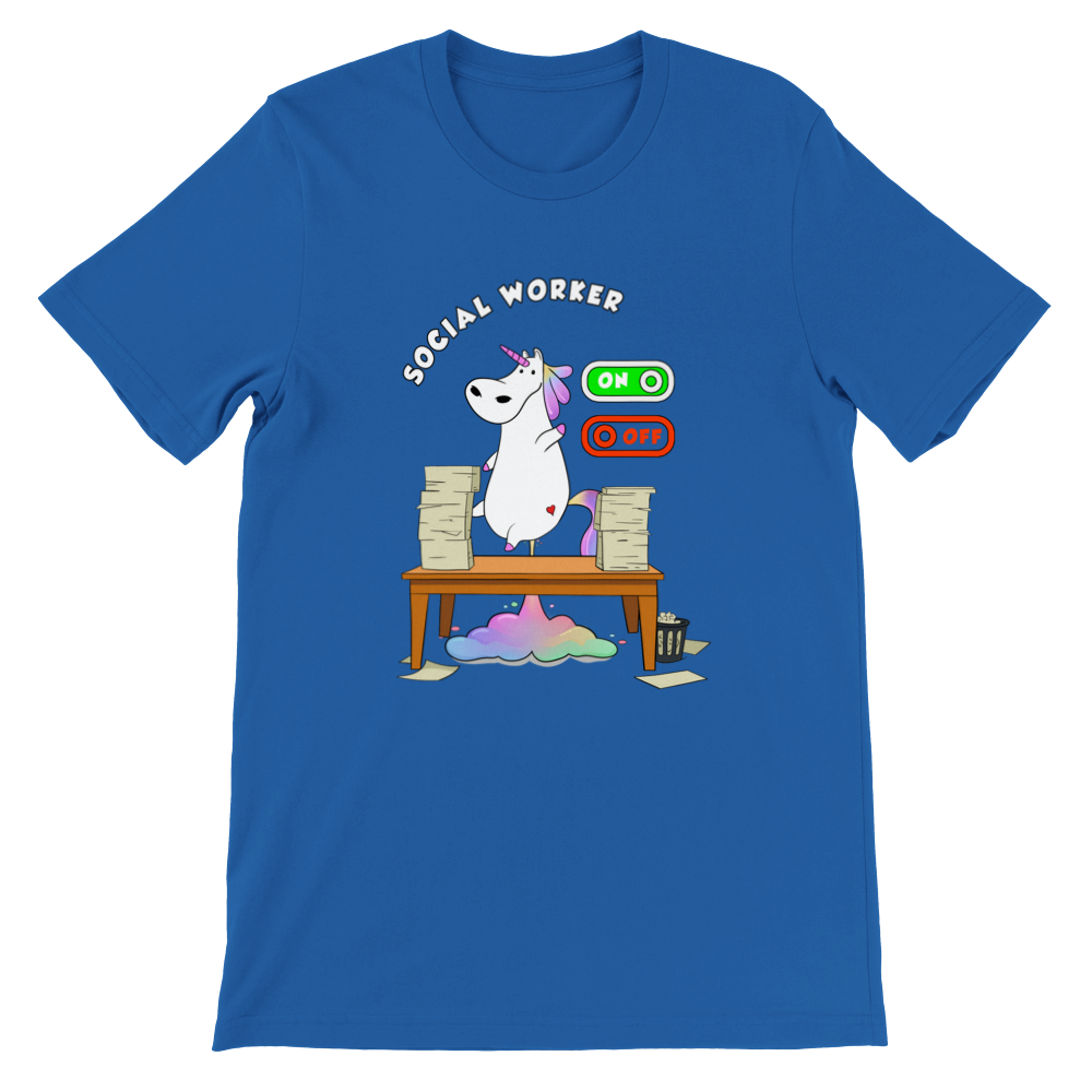 Social Worker Unicorn T-shirt