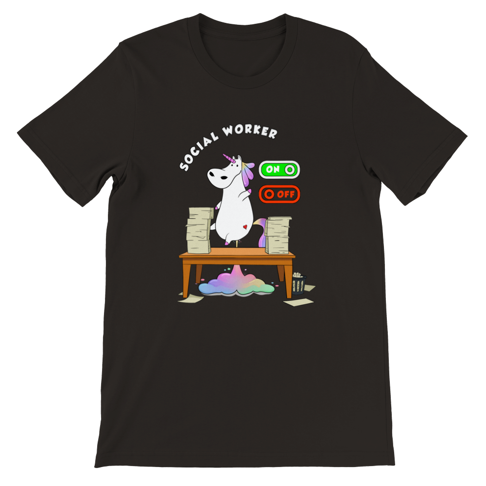 Social Worker Unicorn T-shirt