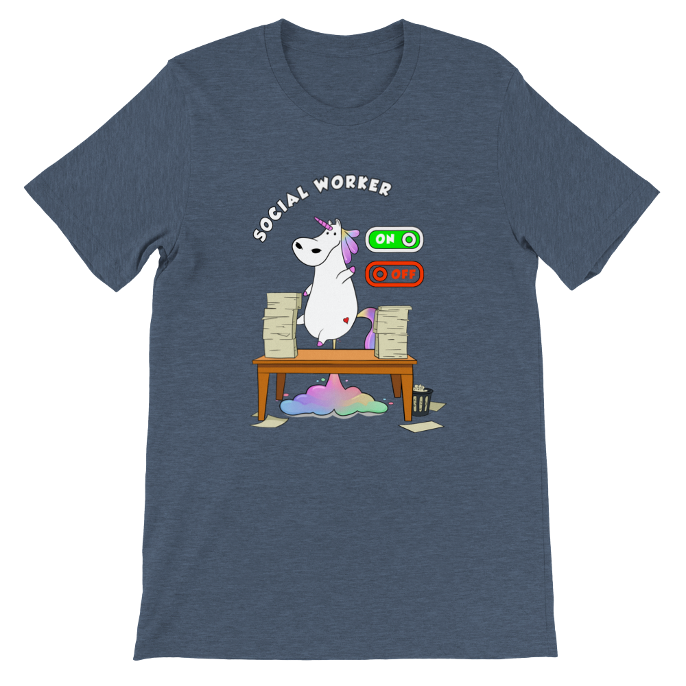 Social Worker Unicorn T-shirt