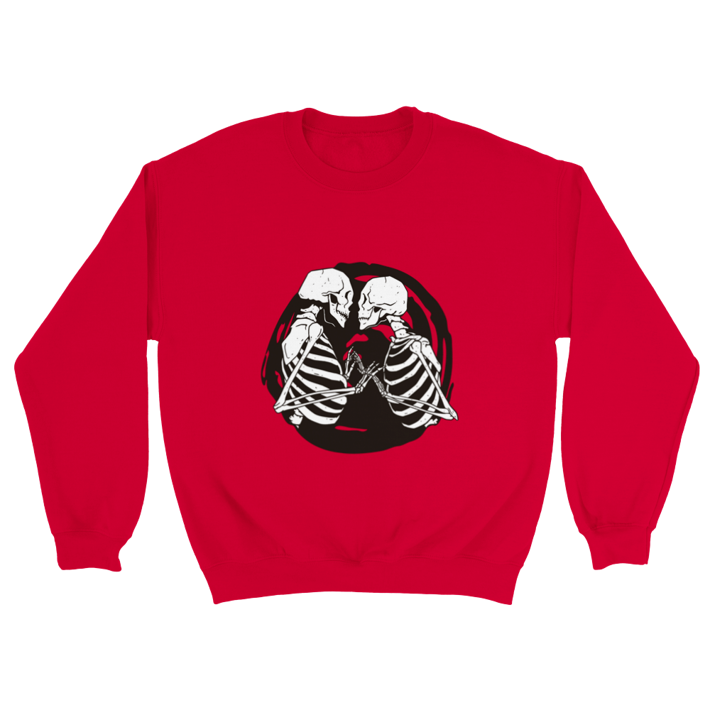 Kissing Skeletons Unisex Sweatshirt