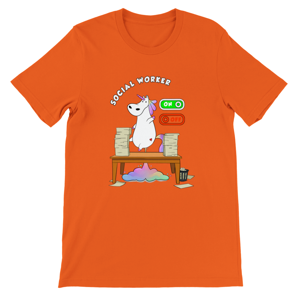 Social Worker Unicorn T-shirt