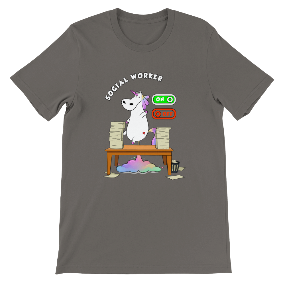 Social Worker Unicorn T-shirt