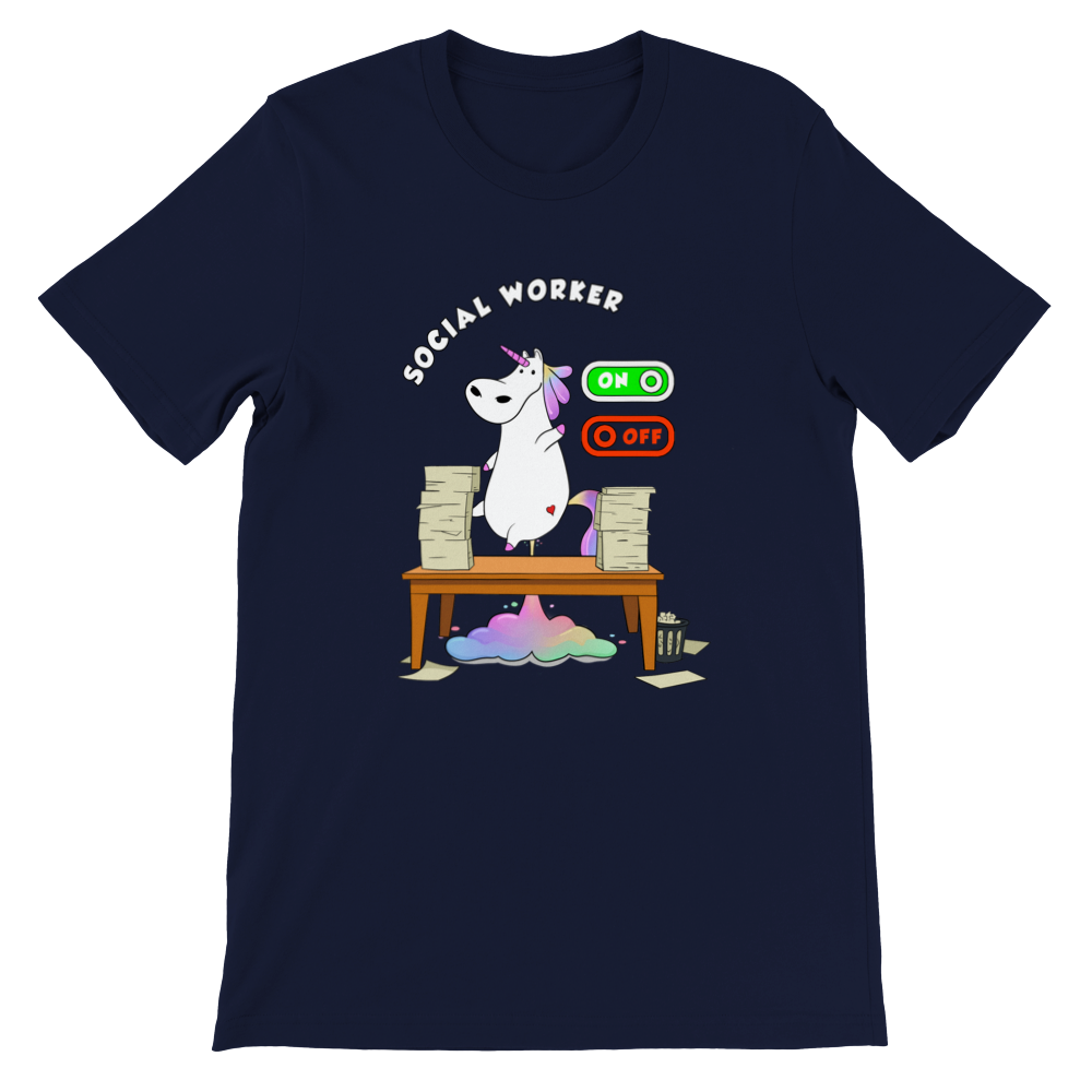 Social Worker Unicorn T-shirt