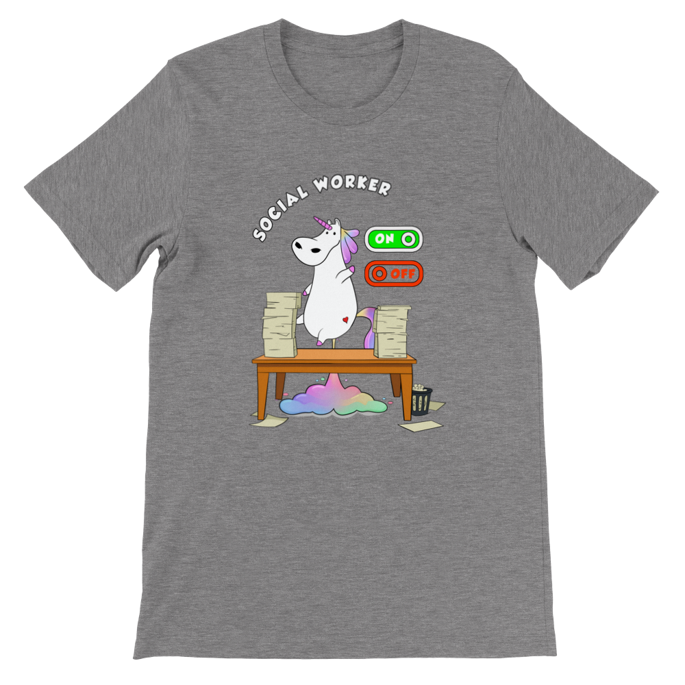 Social Worker Unicorn T-shirt